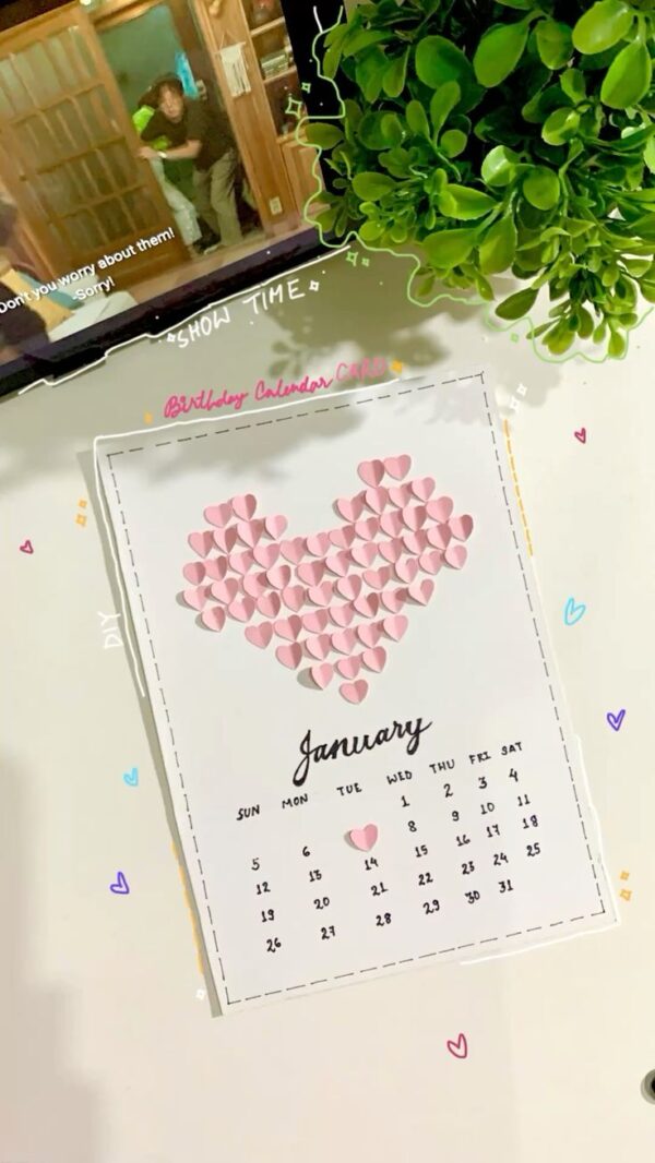 Birthday Countdown Calendar