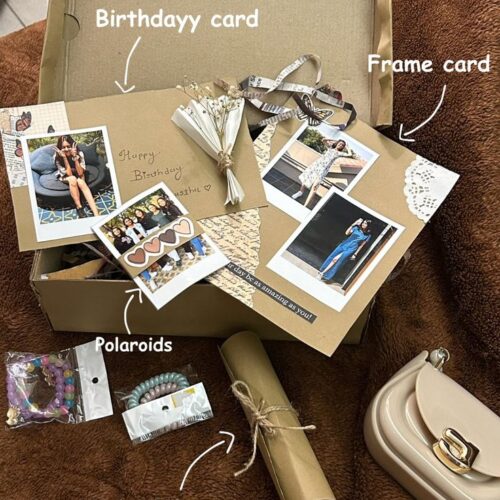 Explosion Box with Photos & Notes