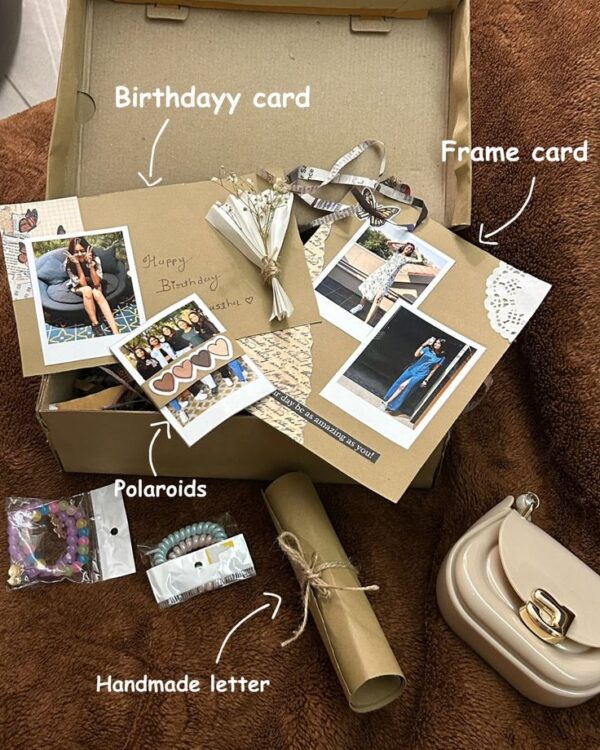 Explosion Box with Photos & Notes