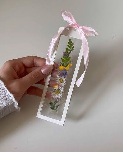 Pressed Flower Bookmarks