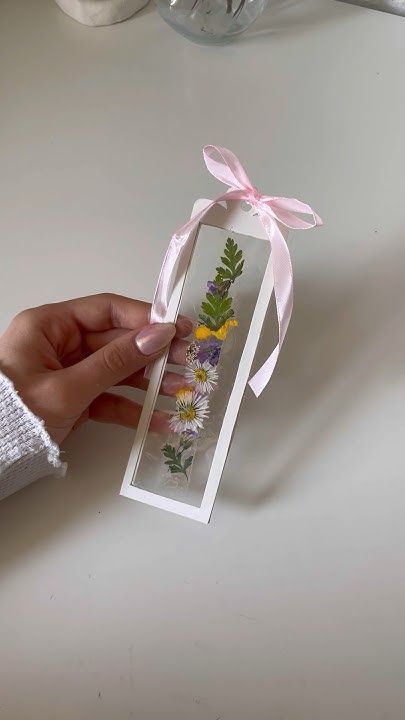 Pressed Flower Bookmarks